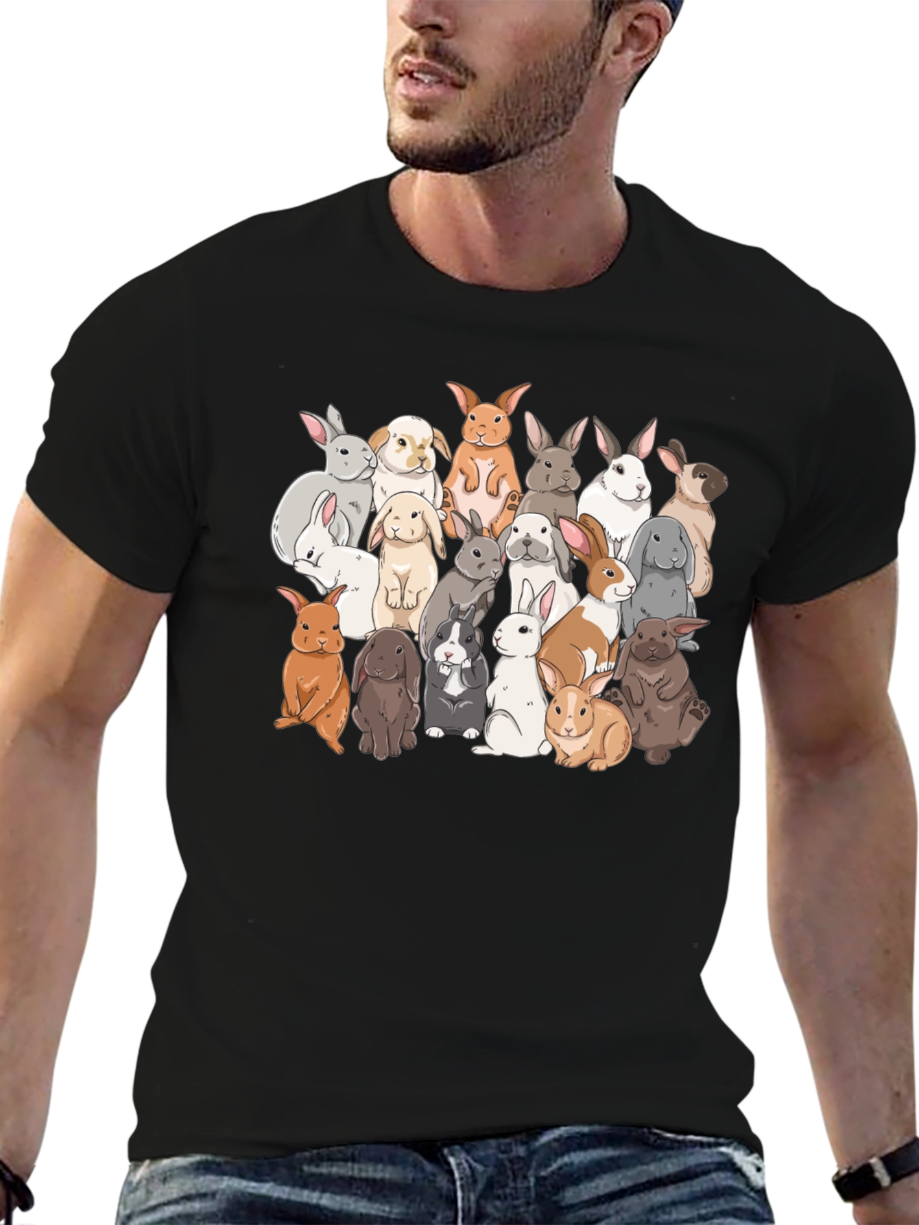 Bunny T-Shirt - Cute Rabbit Graphic Tee