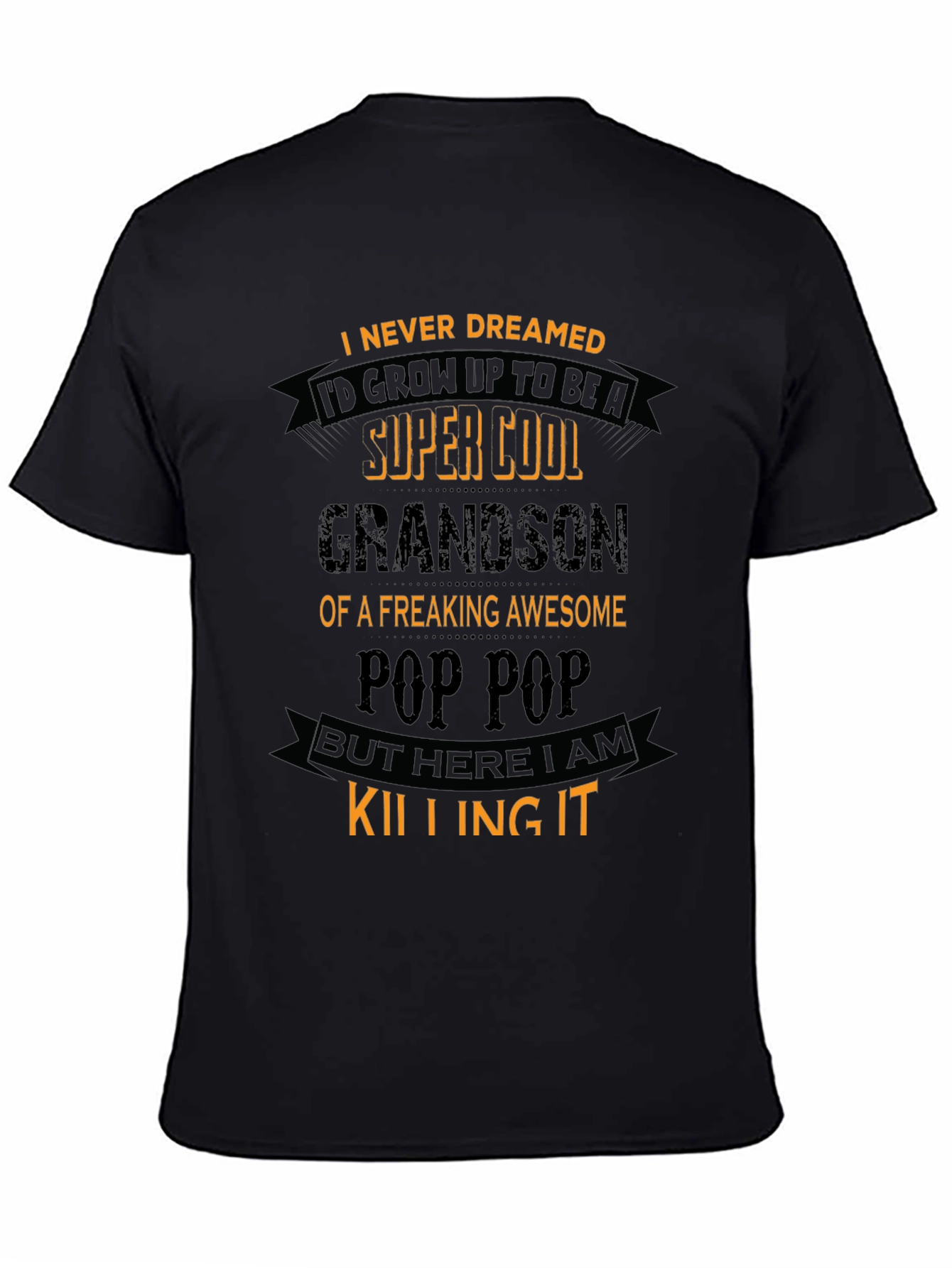 Super Cool Grandson T-Shirt - Awesome Pop Pop Gift