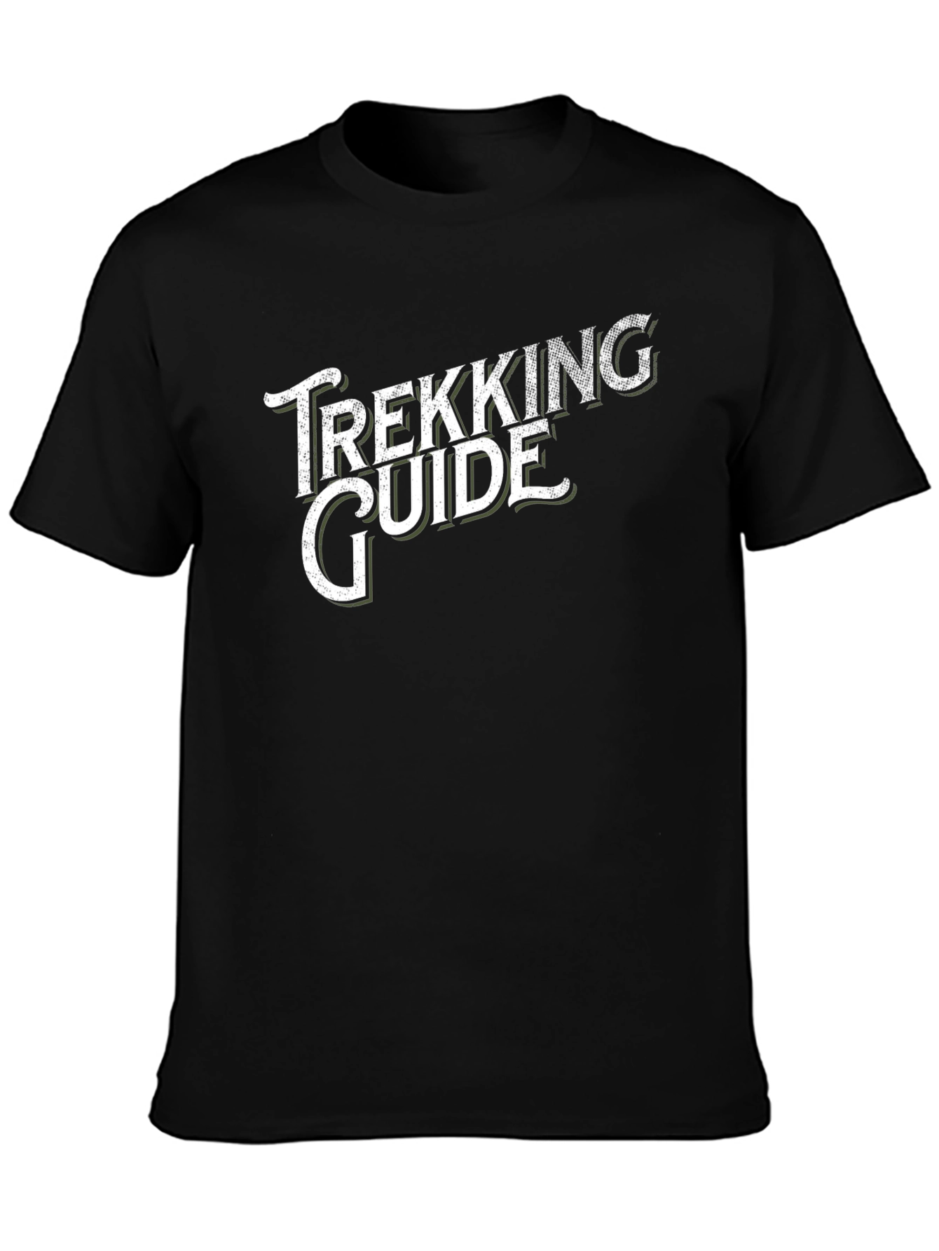 Trekking Guide Graphic T-Shirt - Black