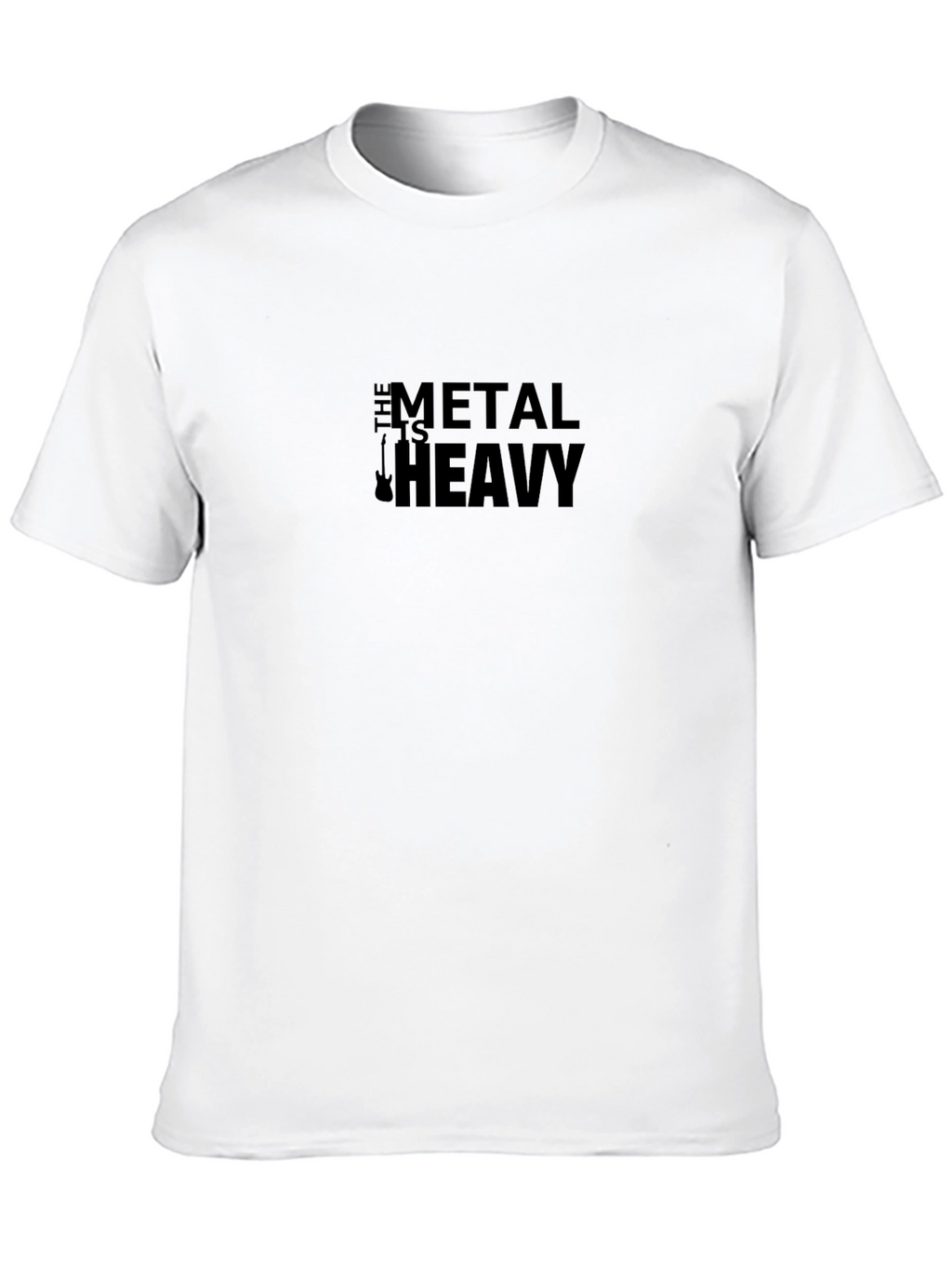 Metal Is Heavy Black T-Shirt - Rock Music Tee