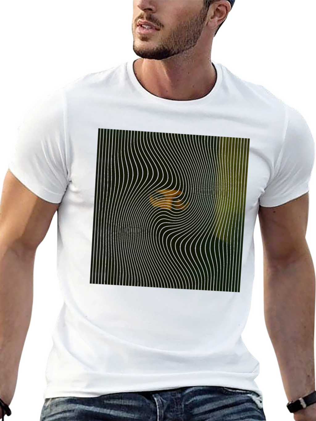 Mysterious Eyes Black T-Shirt