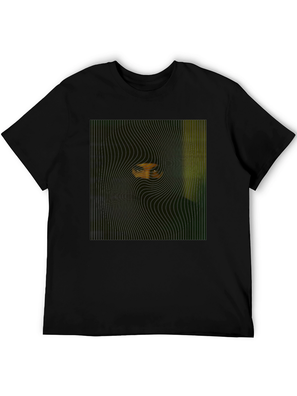 Mysterious Eyes Black T-Shirt
