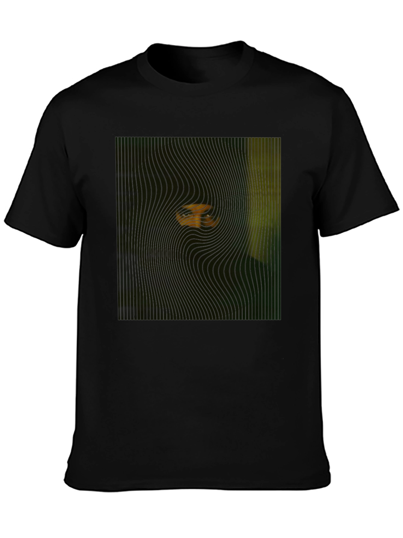 Mysterious Eyes Black T-Shirt