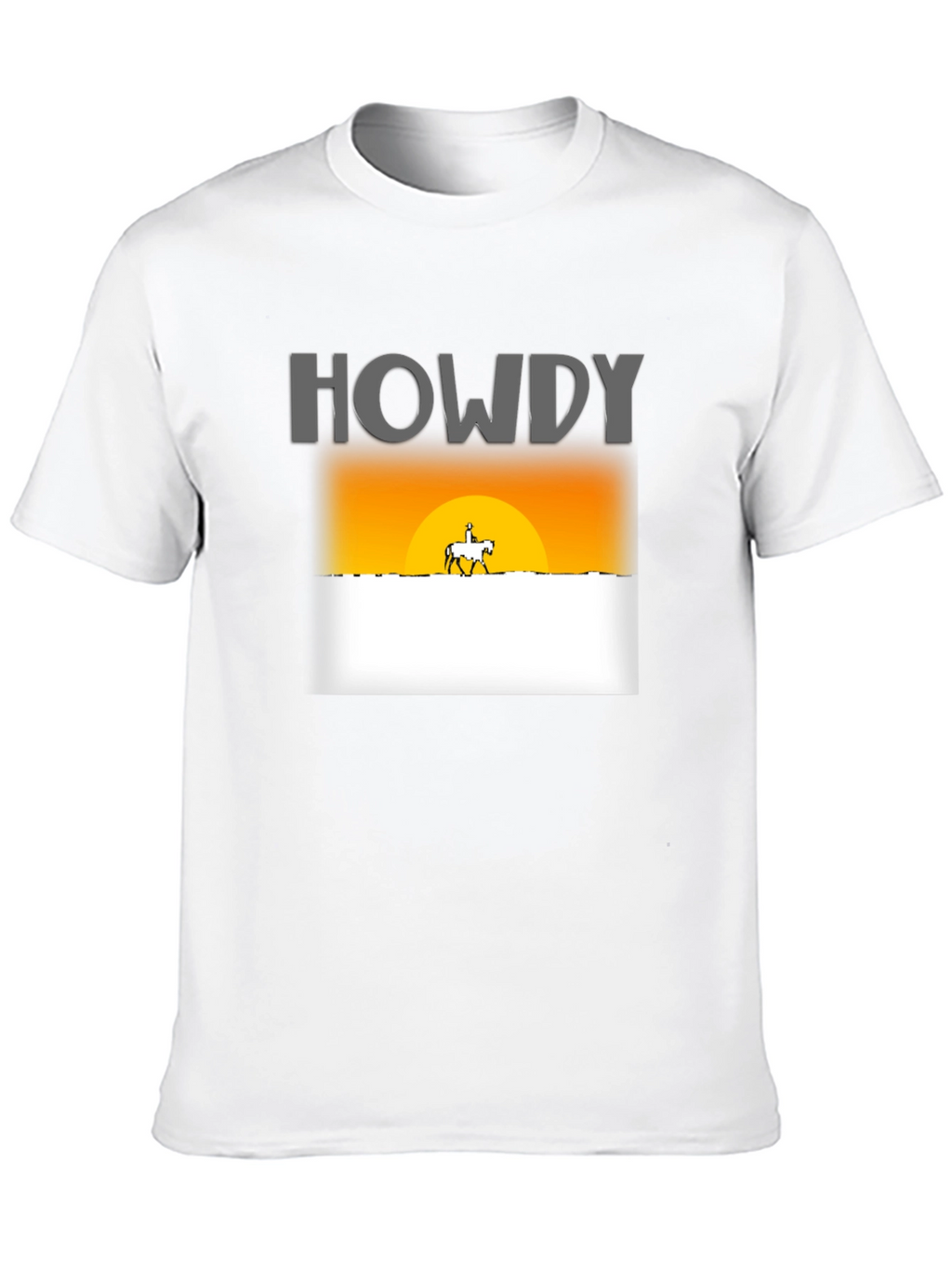 Howdy Sunset Graphic T-Shirt - Western Style Tee