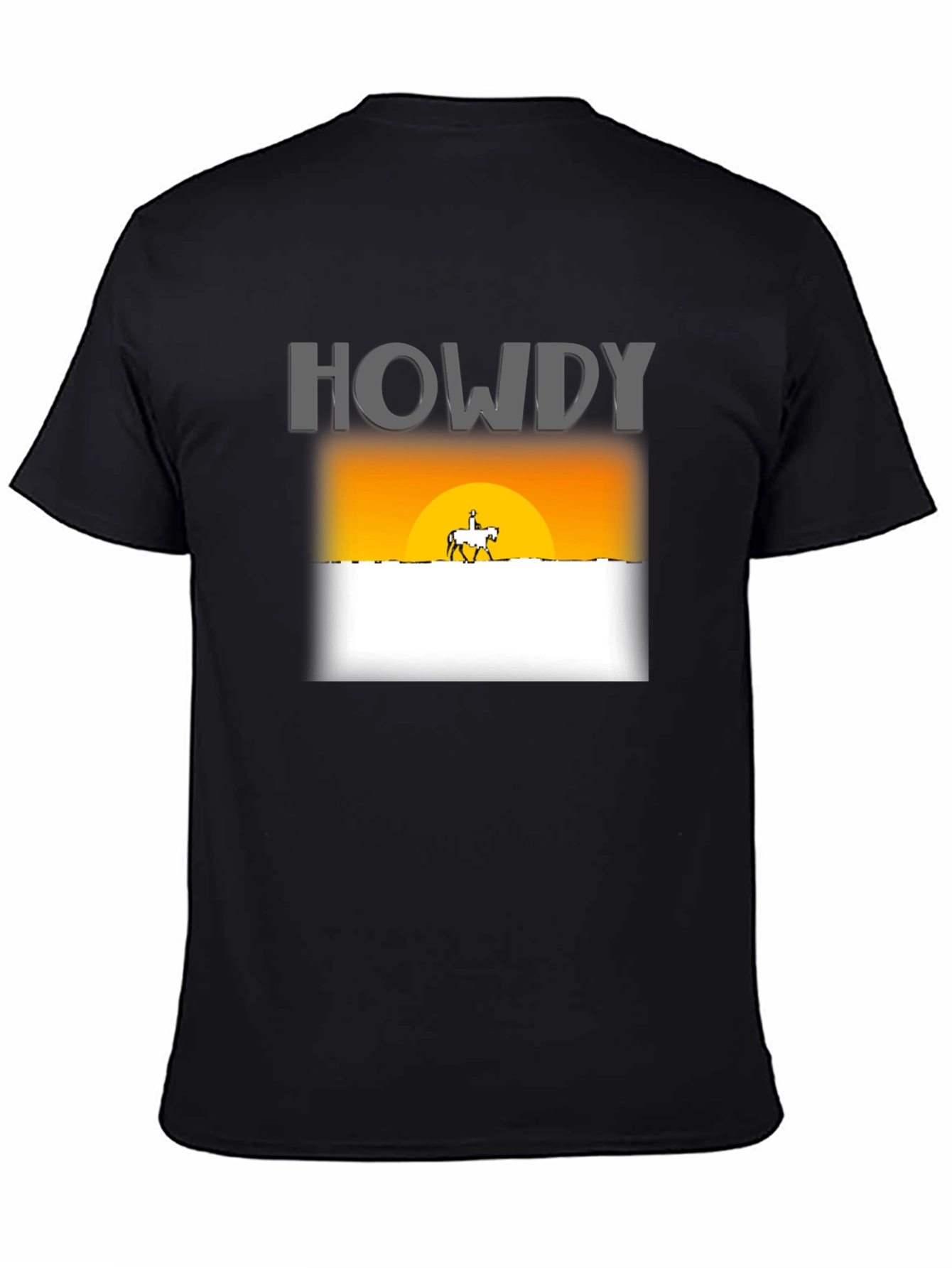 Howdy Sunset Graphic T-Shirt - Western Style Tee