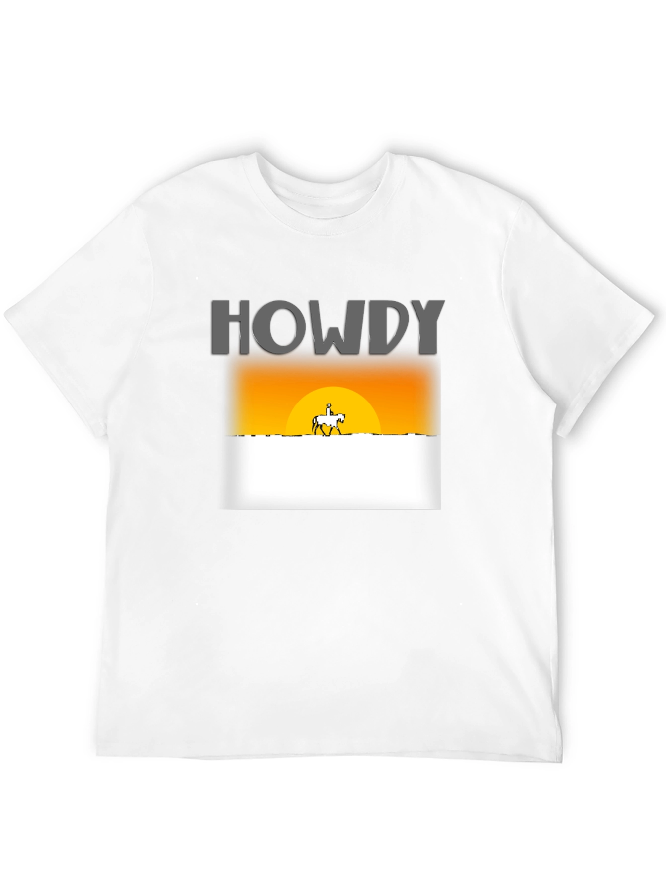 Howdy Sunset Graphic T-Shirt - Western Style Tee