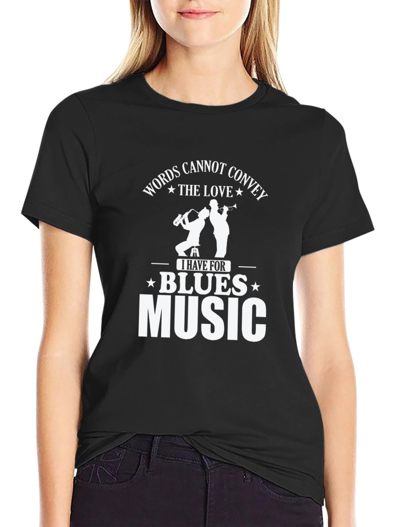 Blues Music Lover T-Shirt - Words Cannot Convey the Love