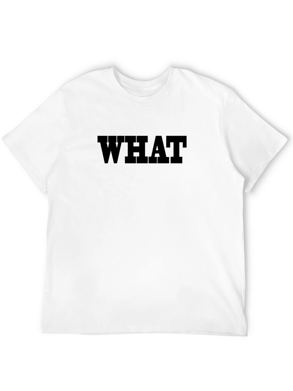 Black WHAT Graphic Tee