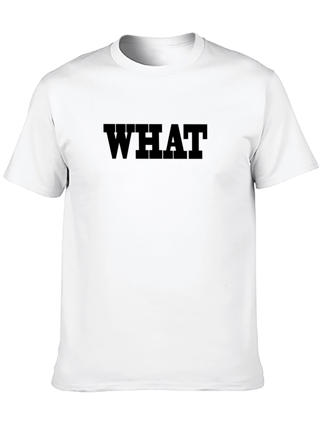 Black WHAT Graphic Tee