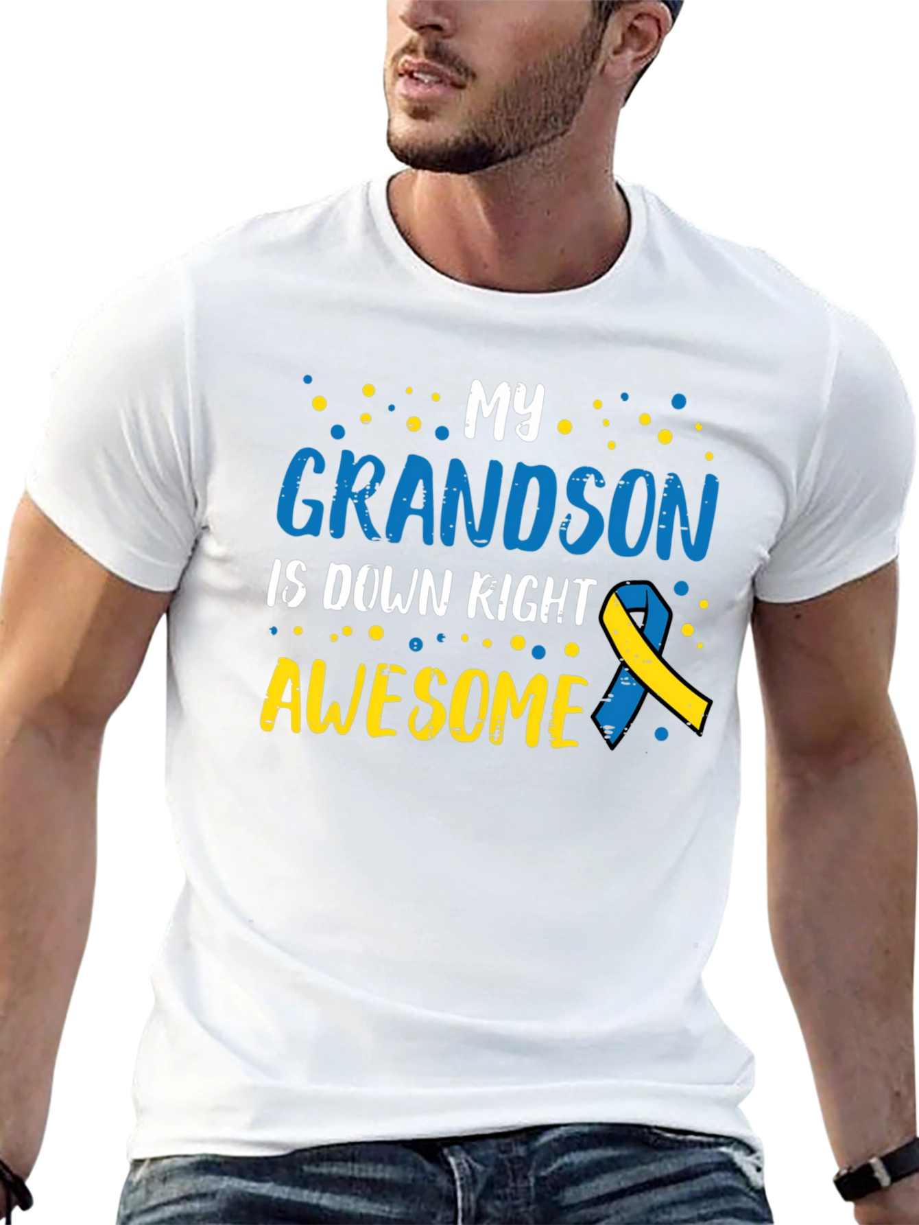 My Grandson is Down Right Awesome T-Shirt