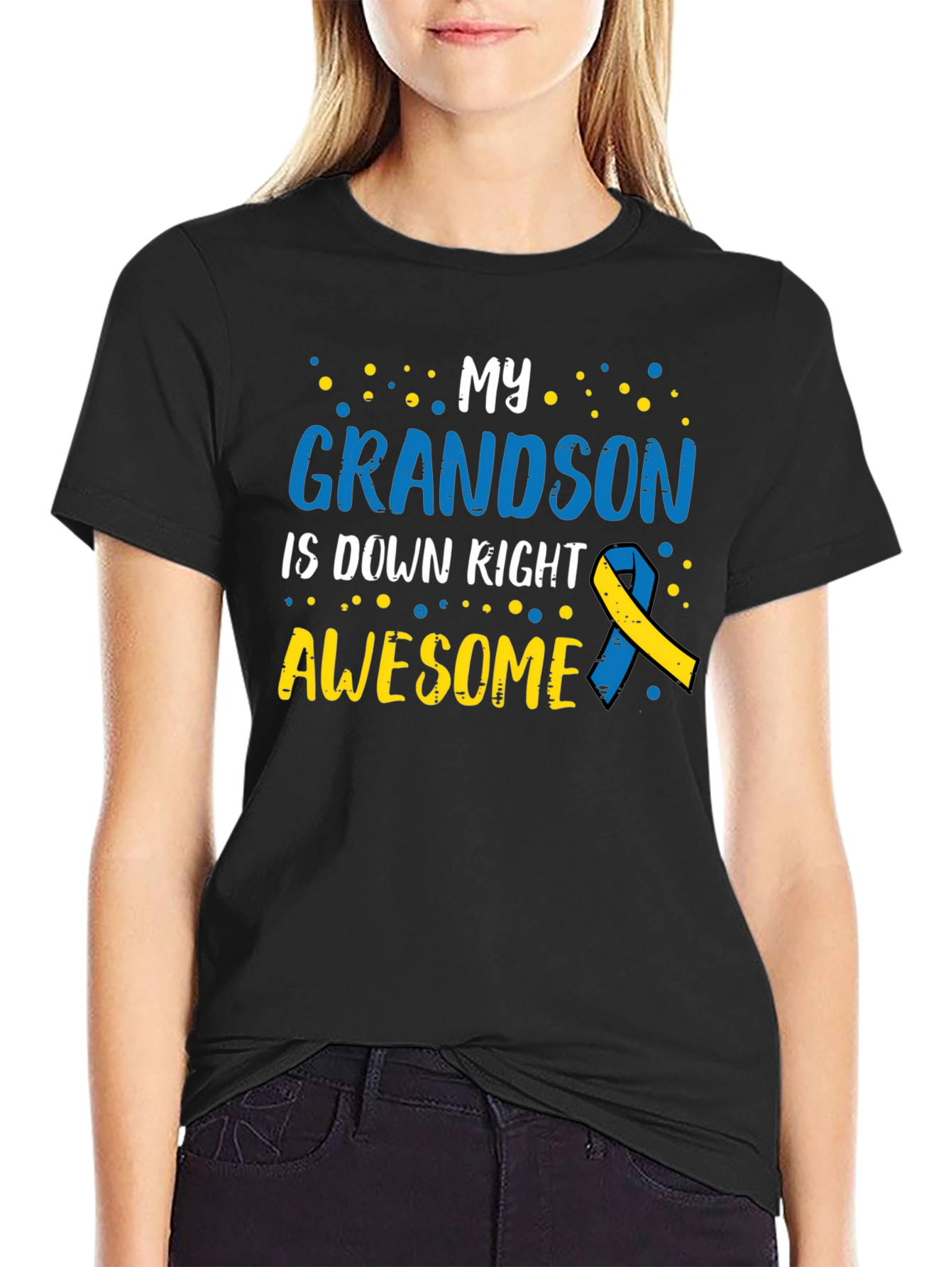 My Grandson is Down Right Awesome T-Shirt