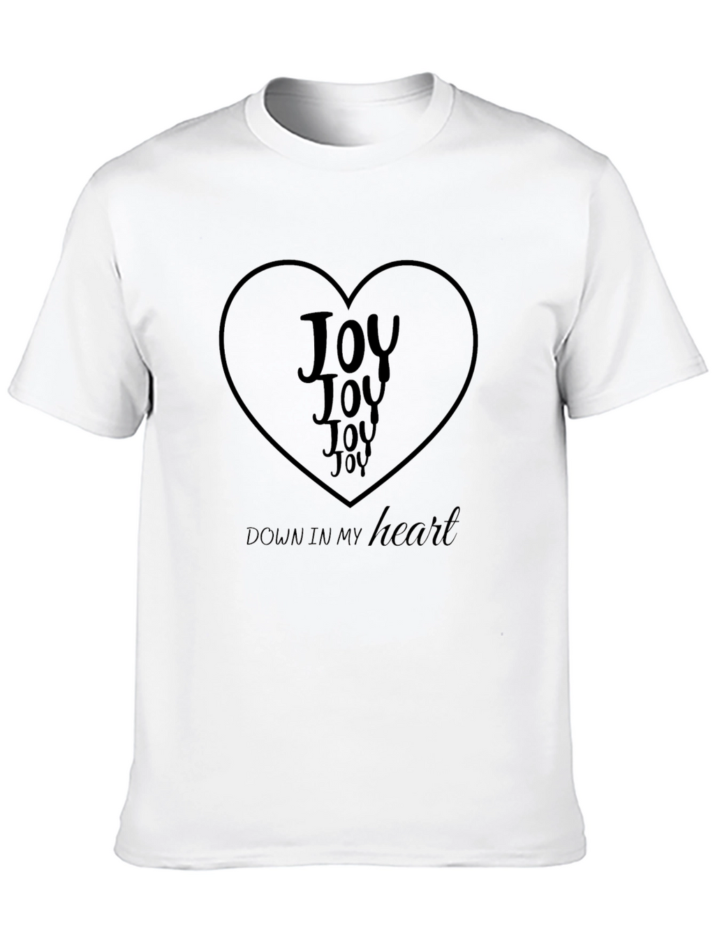 Joy in My Heart Graphic Tee - Black