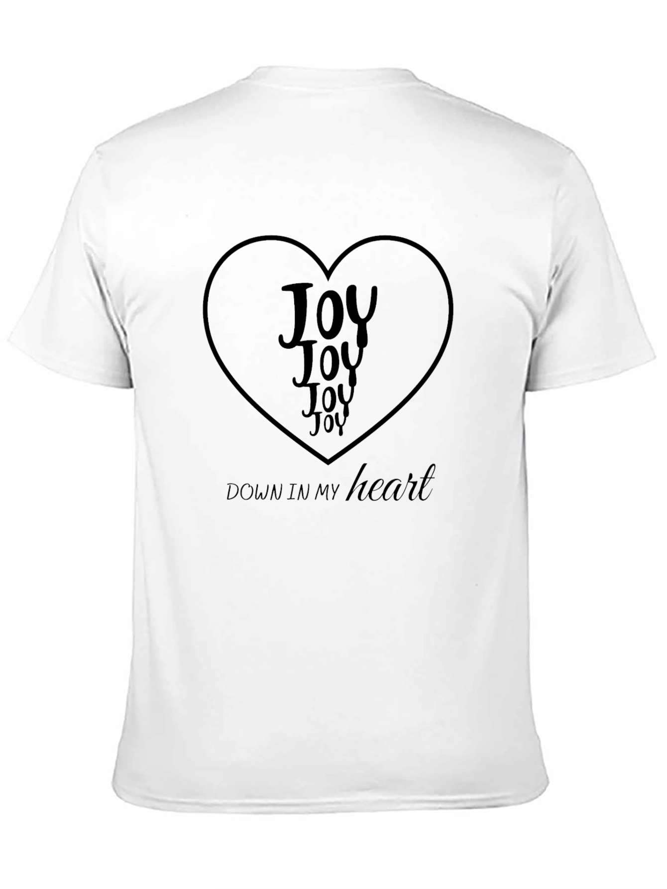 Joy in My Heart Graphic Tee - Black
