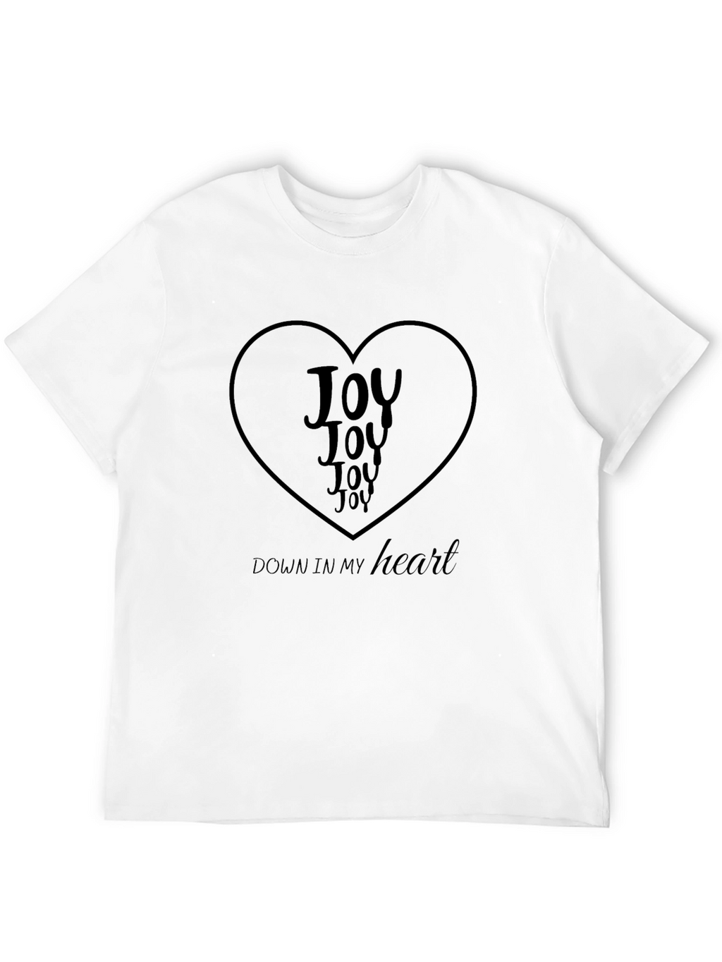 Joy in My Heart Graphic Tee - Black