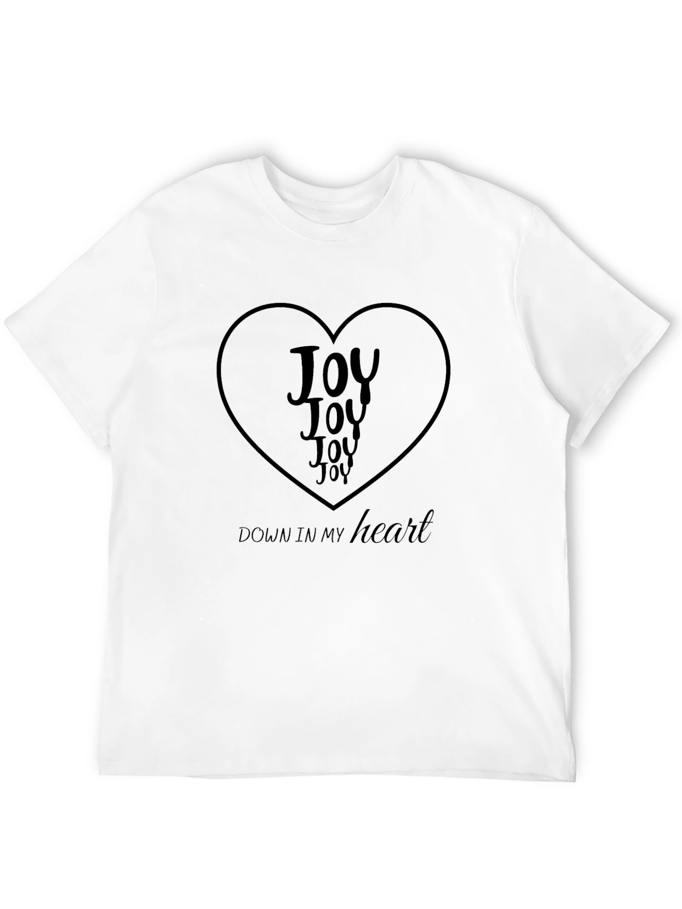 Joy in My Heart Graphic Tee - Black