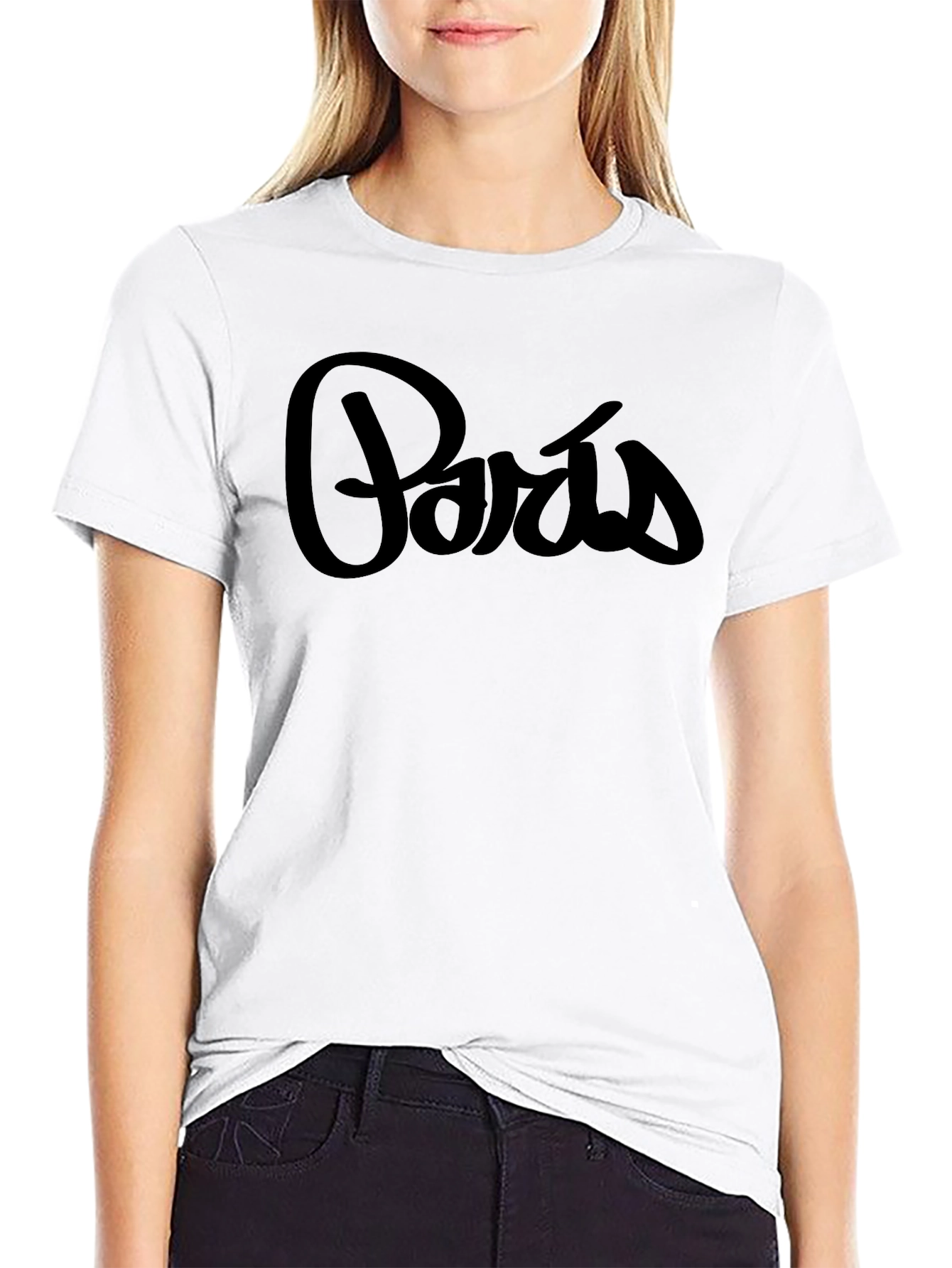 Paris Graphic T-Shirt - Stylish Black Tee