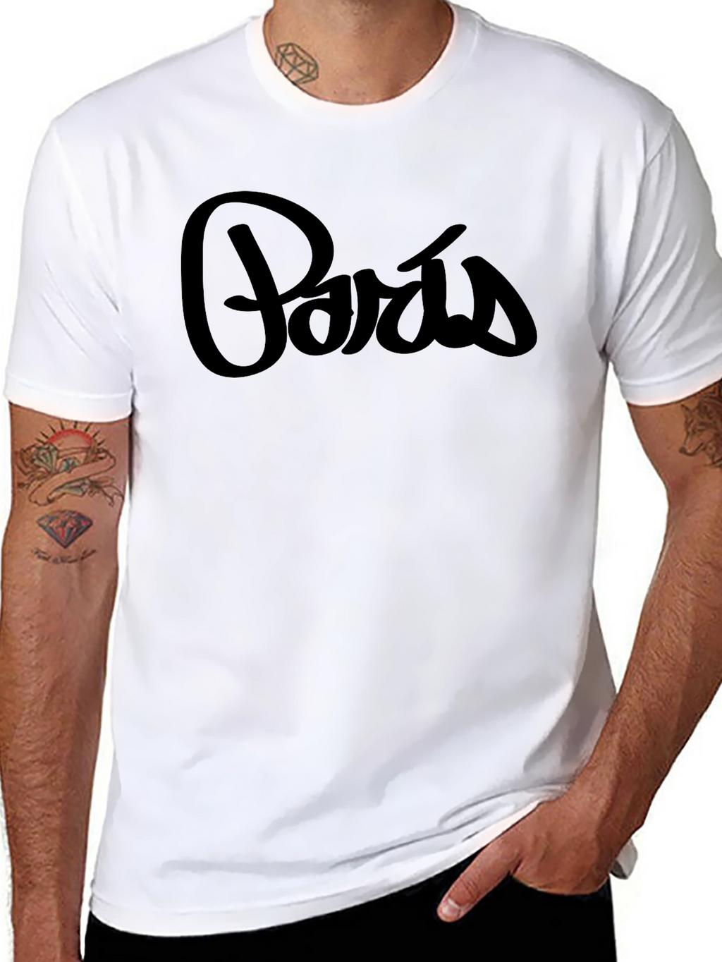 Paris Graphic T-Shirt - Stylish Black Tee