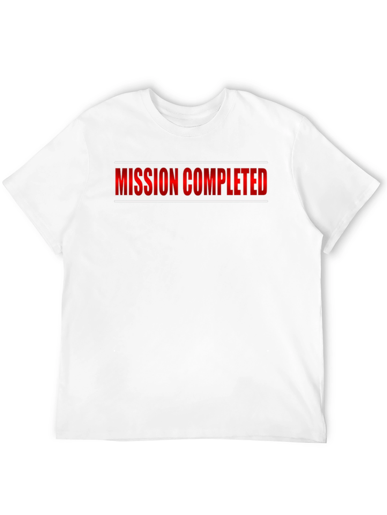 Mission Completed Graphic T-Shirt - Black