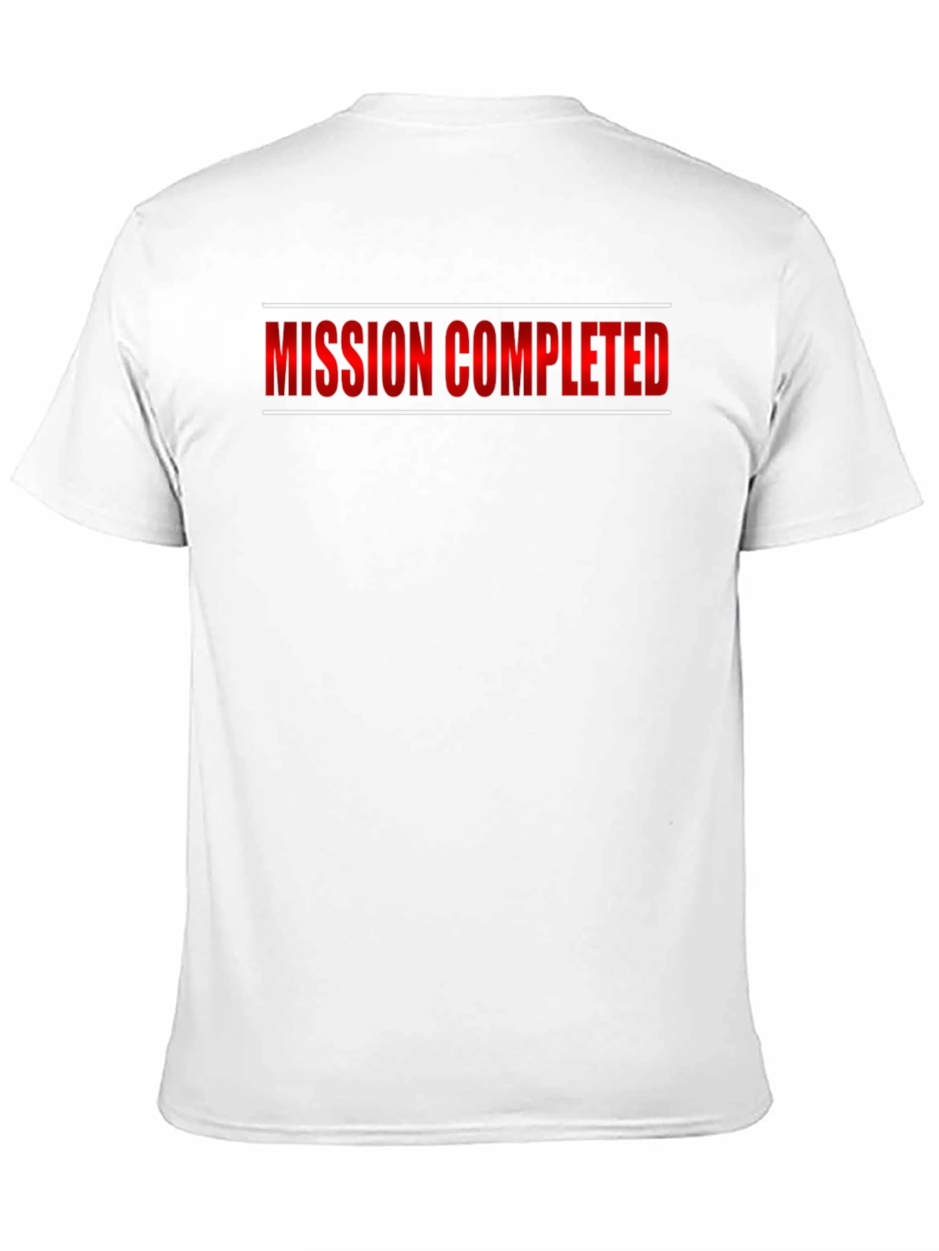 Mission Completed Graphic T-Shirt - Black