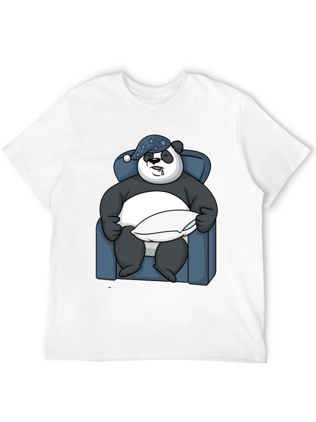 Sleepy Panda T-Shirt - Comfortable Cotton Tee
