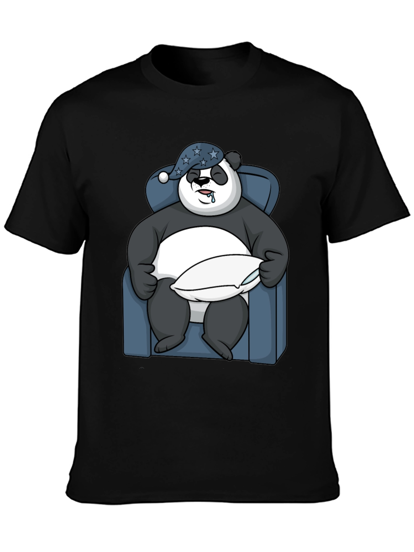 Sleepy Panda T-Shirt - Comfortable Cotton Tee