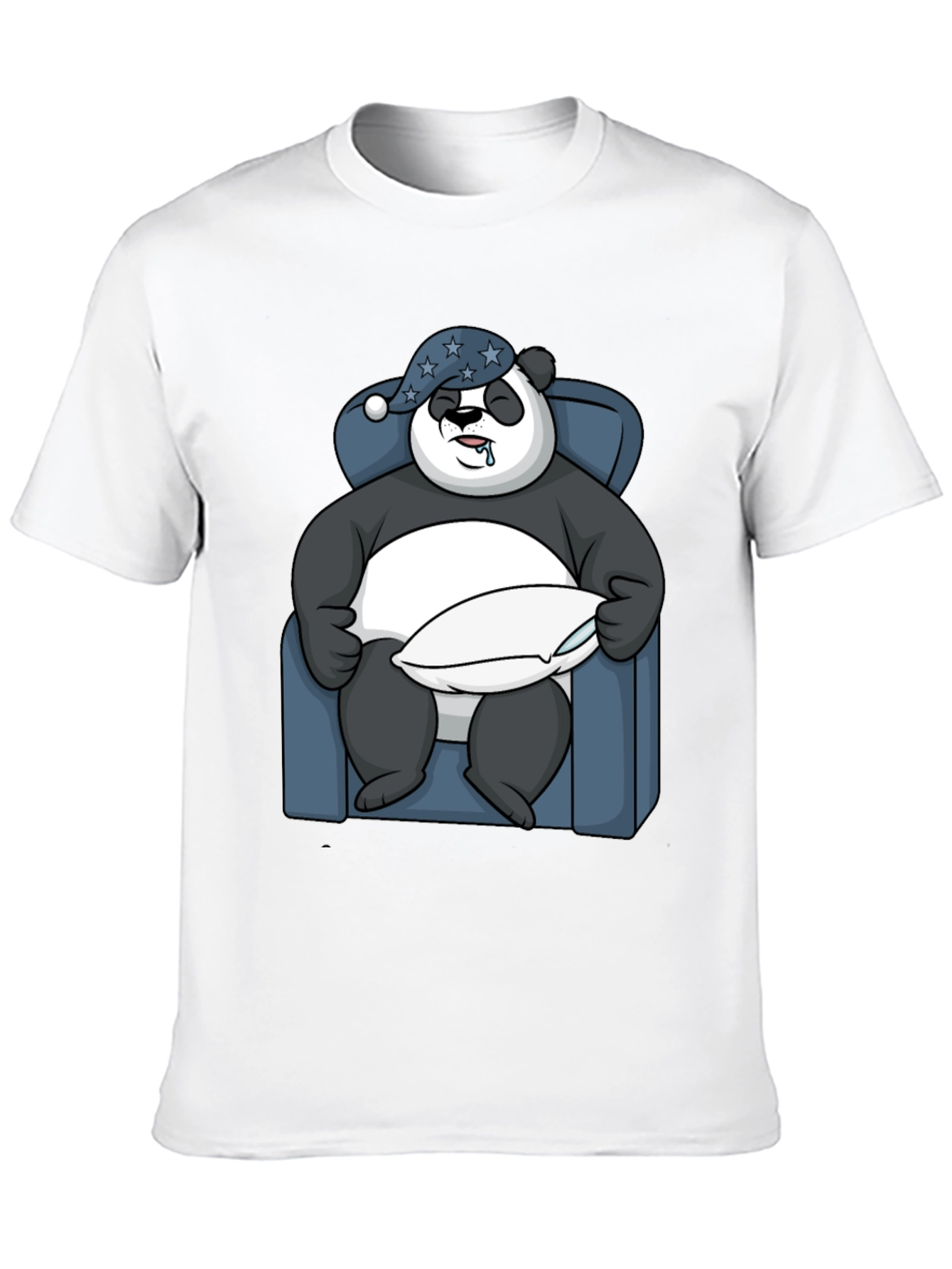Sleepy Panda T-Shirt - Comfortable Cotton Tee