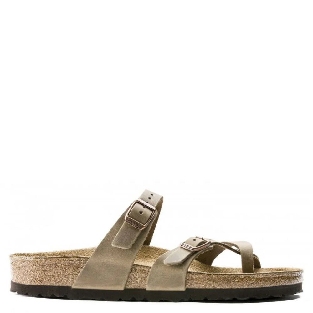 Birkenstock Women's Mayari Oiled Leather in Tobacco Brown