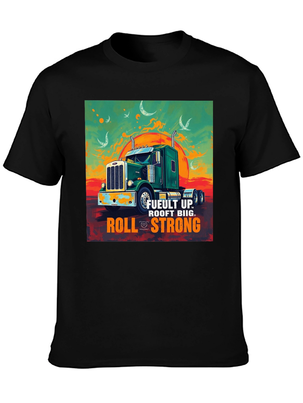 Fuelt Up Trucker T-Shirt - Roll Strong