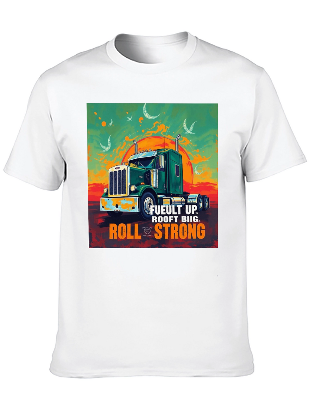 Fuelt Up Trucker T-Shirt - Roll Strong