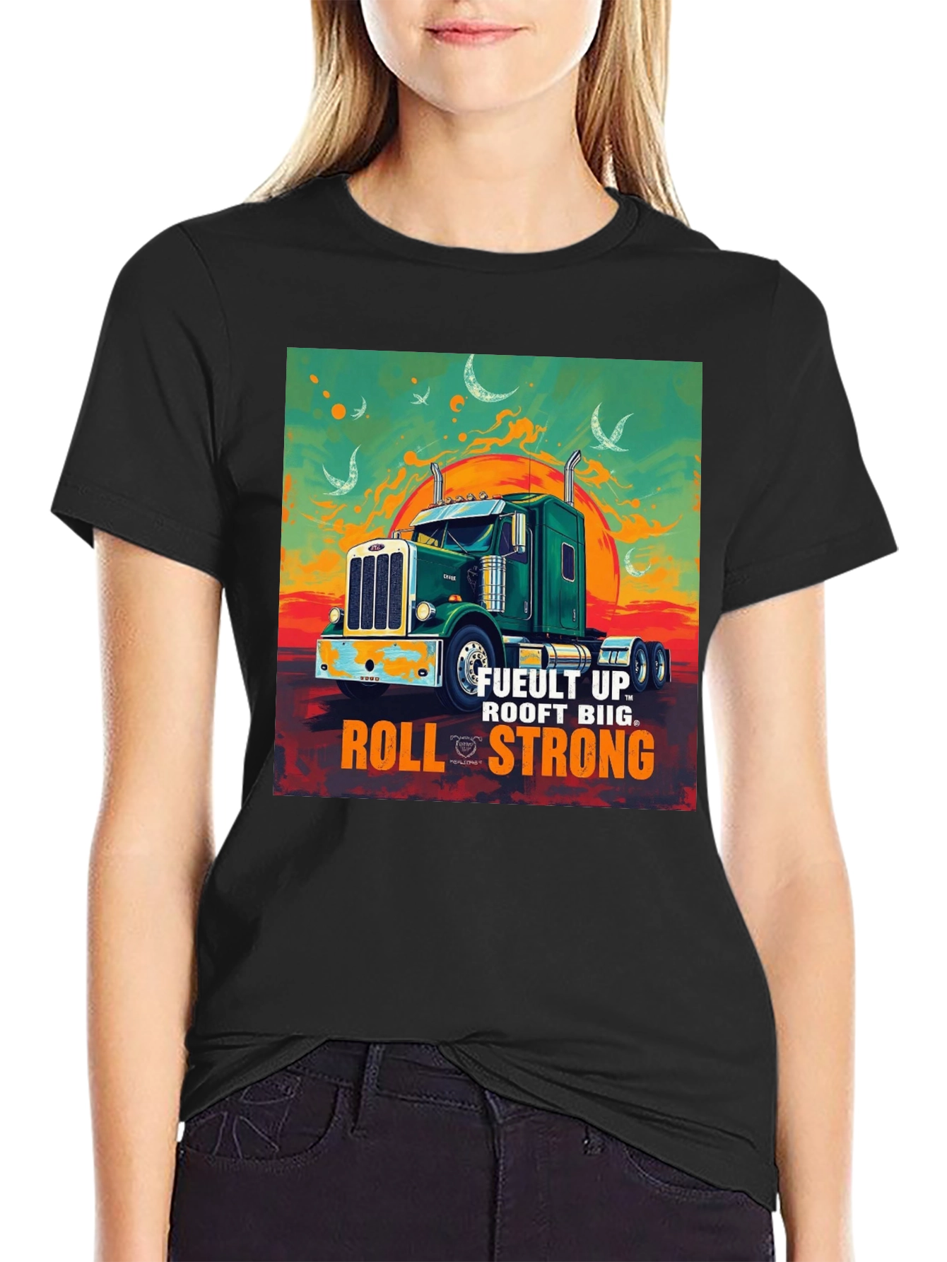 Fuelt Up Trucker T-Shirt - Roll Strong