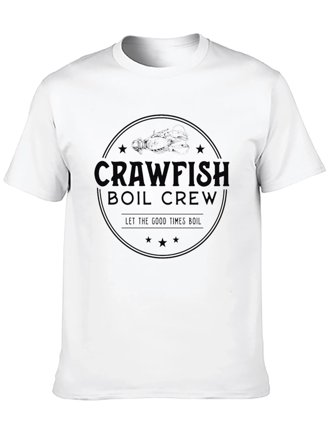 Crawfish Boil Crew T-Shirt Let the Good Times Boil Tee
