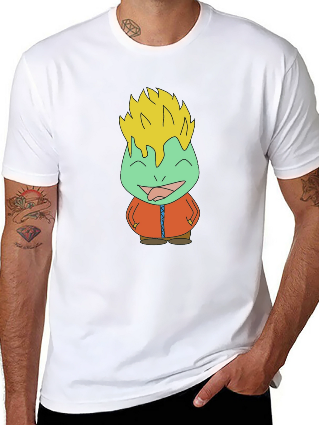 Cartoon Character Graphic Tee