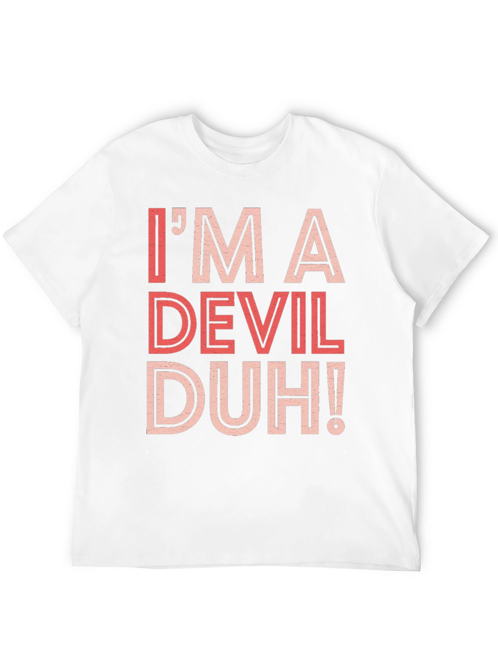Im A Devil Duh! Graphic Tee - Black