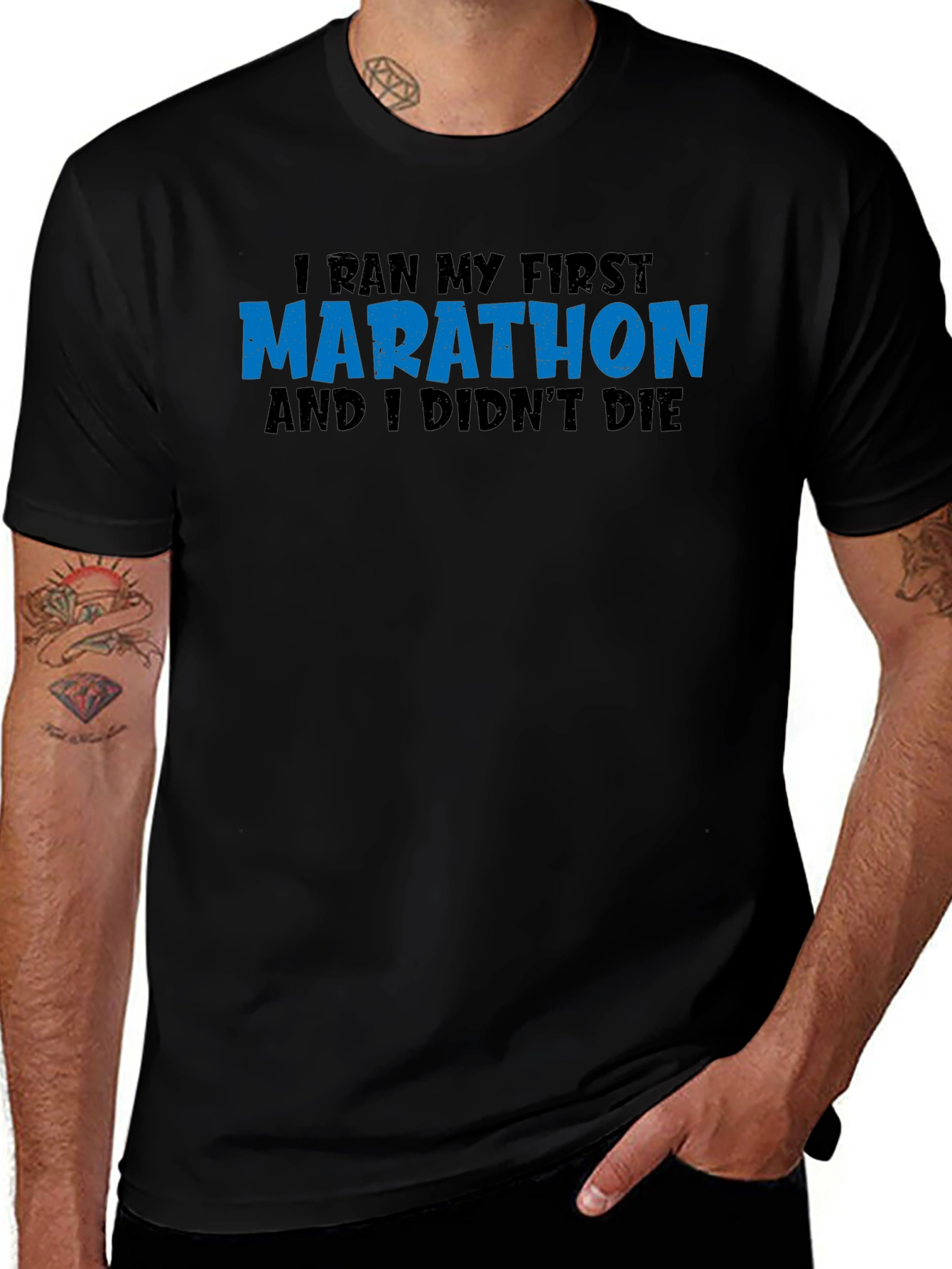 Marathon Finisher T-Shirt - I Didnt Die