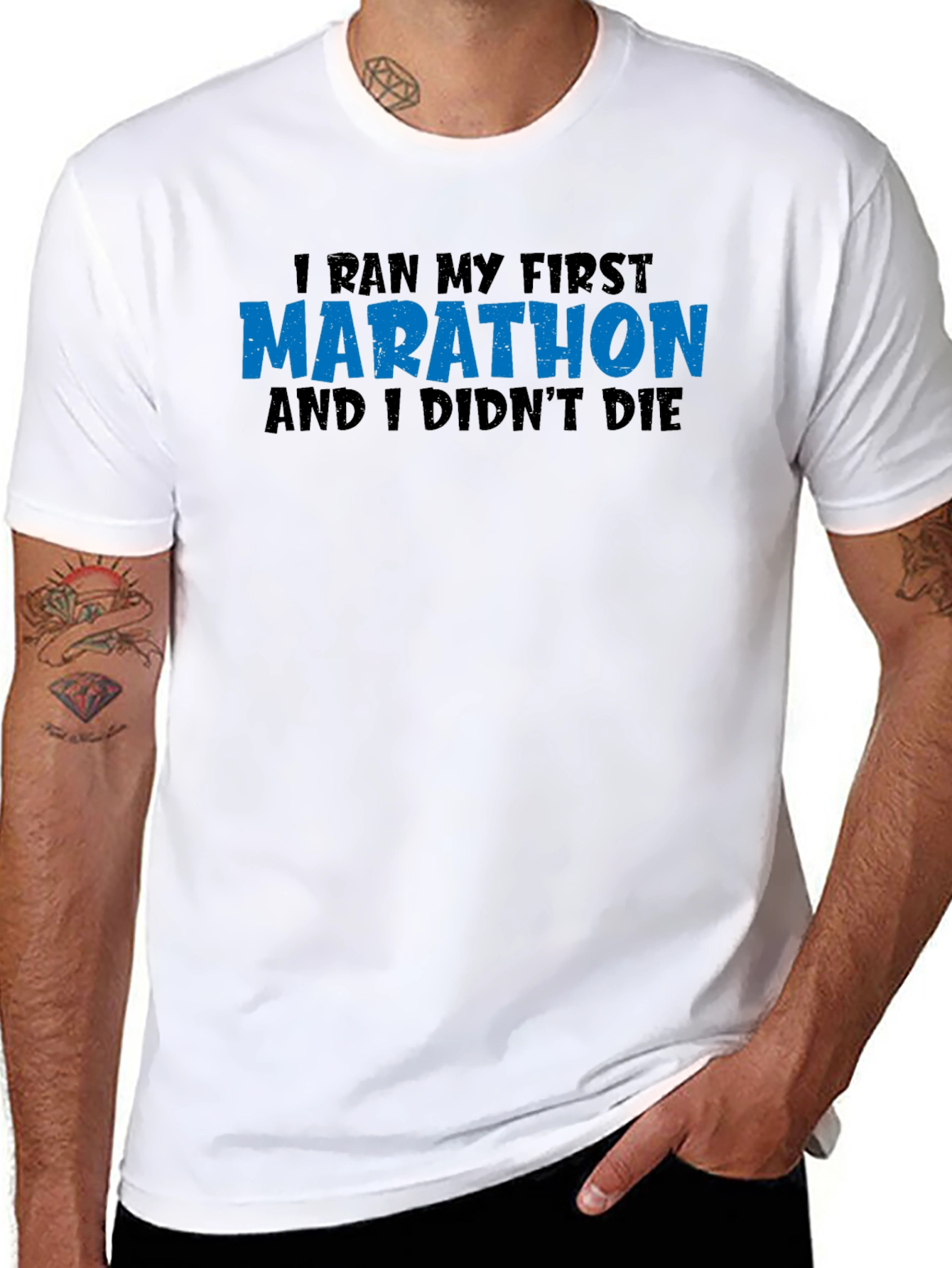 Marathon Finisher T-Shirt - I Didnt Die
