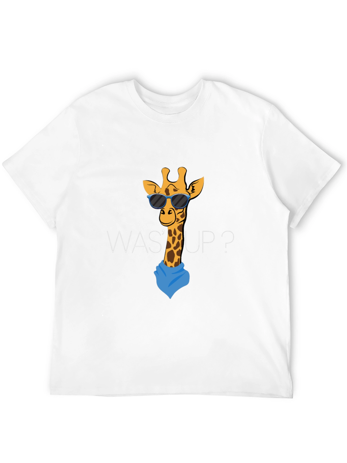Cool Giraffe Graphic Tee - Was Up?