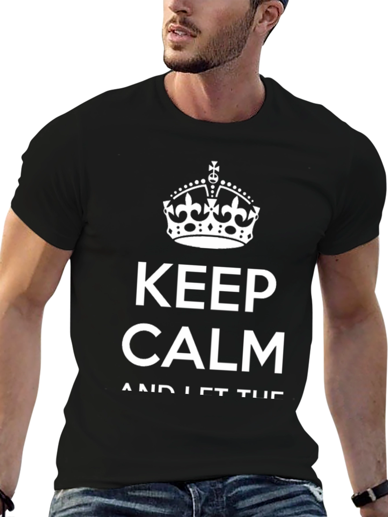 Keep Calm T-Shirt - Crown Graphic Tee
