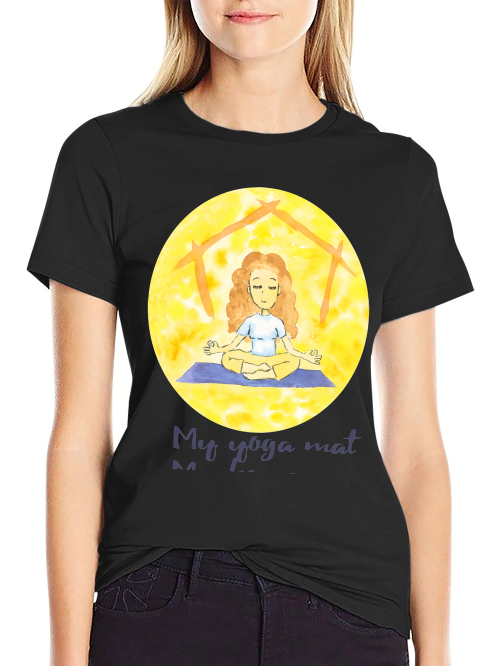 Yoga Mind Graphic T-Shirt - Relaxed Fit