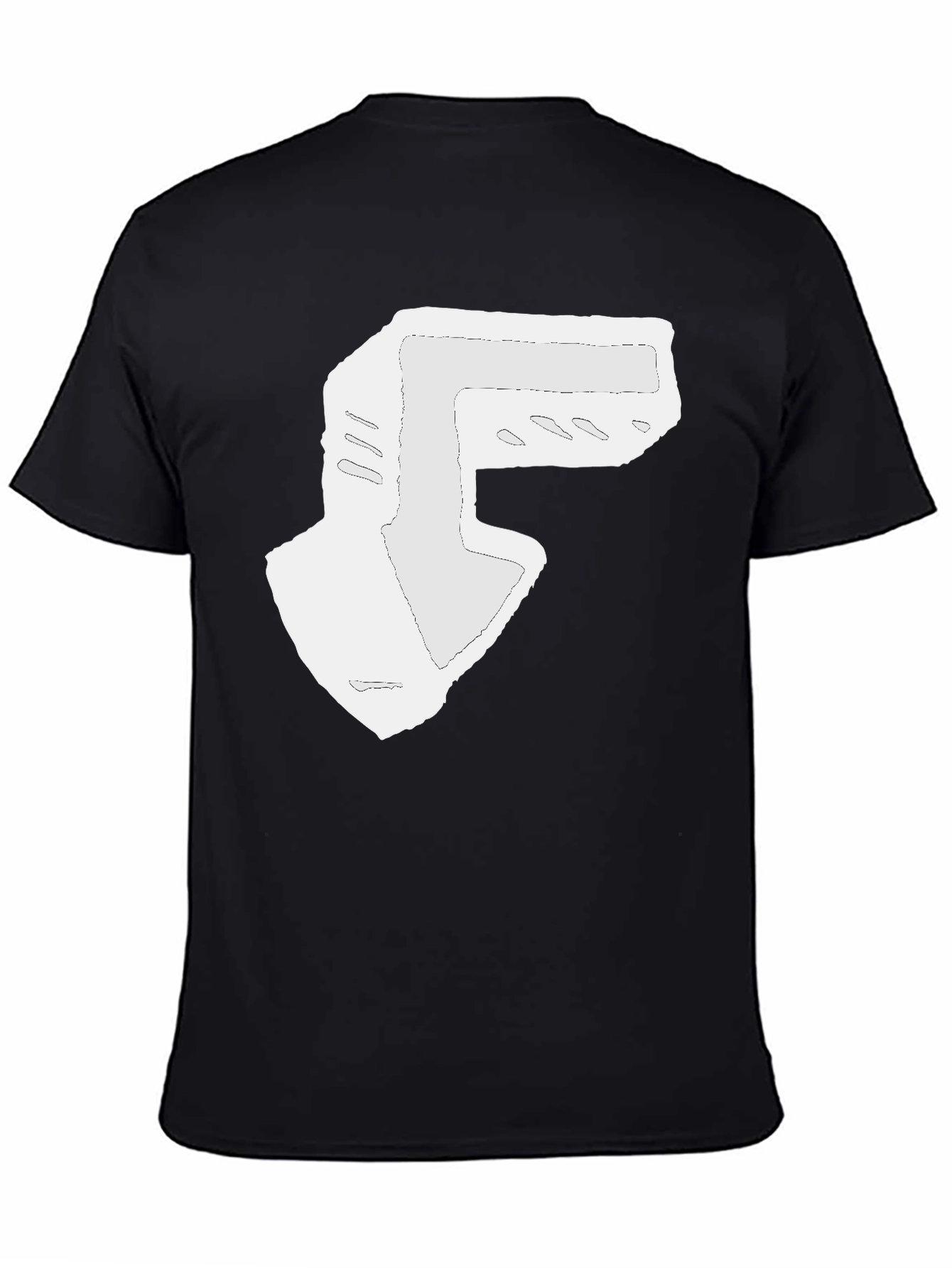 Abstract Arrow Graphic Black T-Shirt