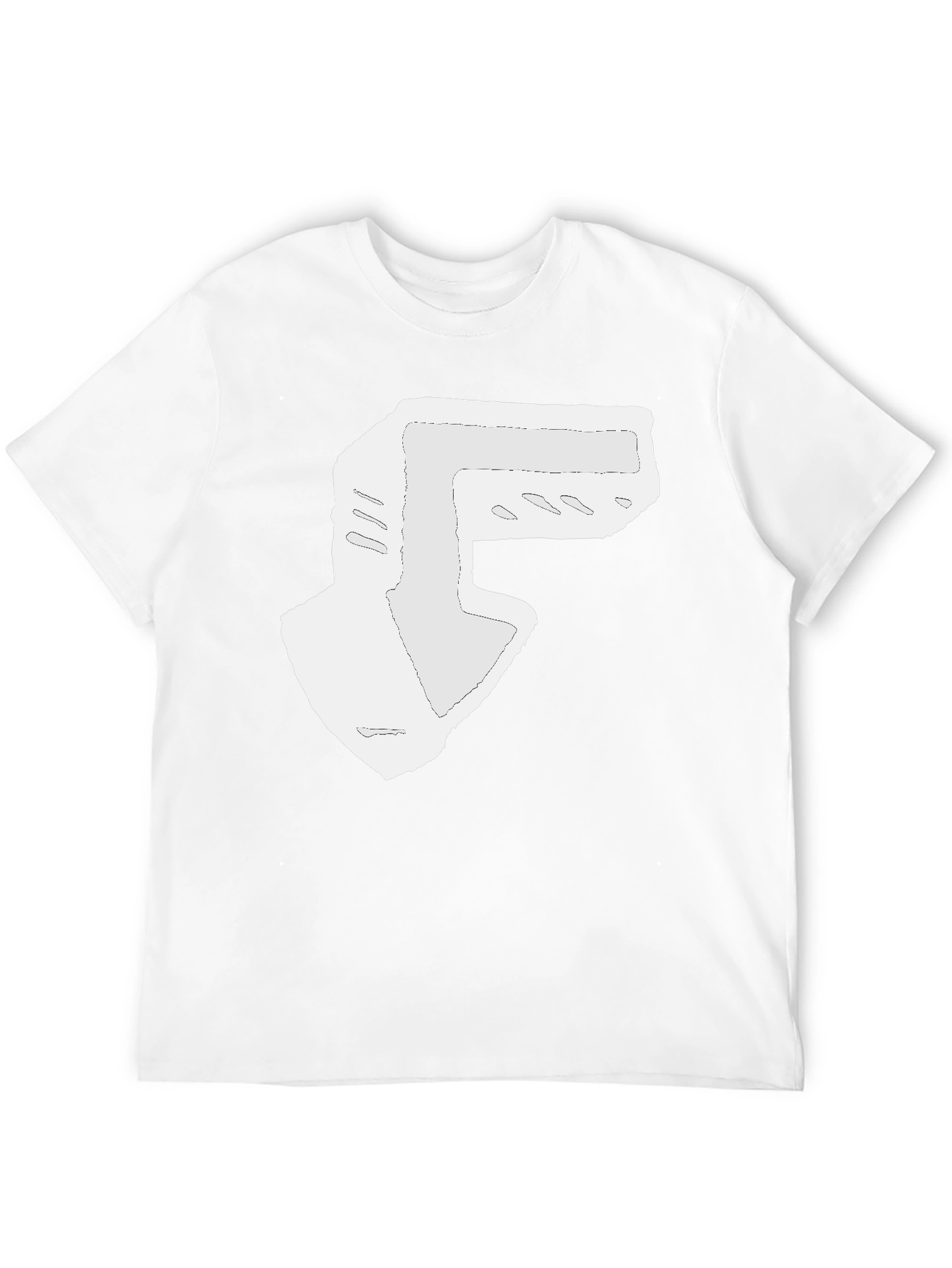 Abstract Arrow Graphic Black T-Shirt