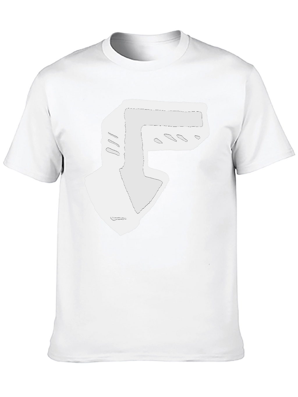 Abstract Arrow Graphic Black T-Shirt