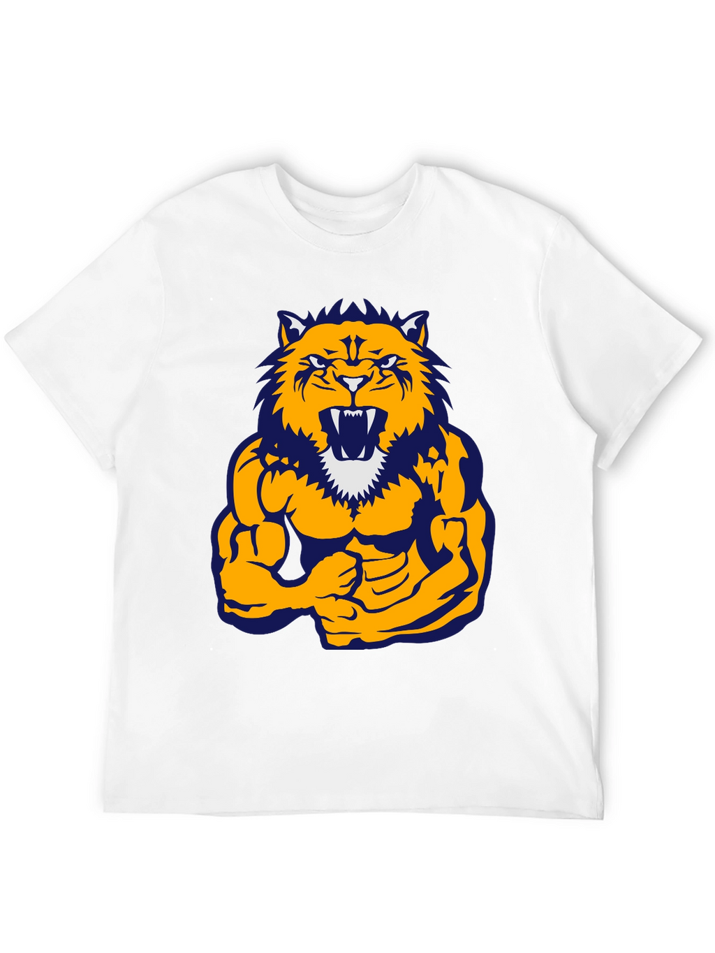 Muscle Tiger Graphic Tee - Black