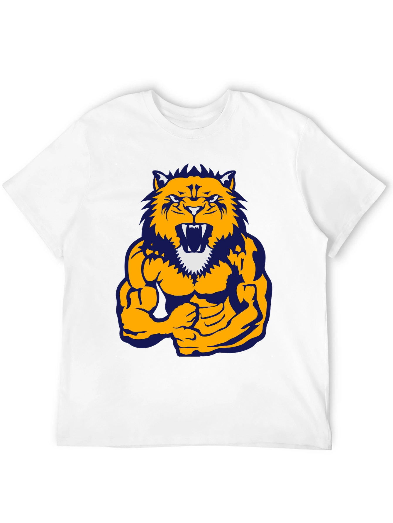 Muscle Tiger Graphic Tee - Black