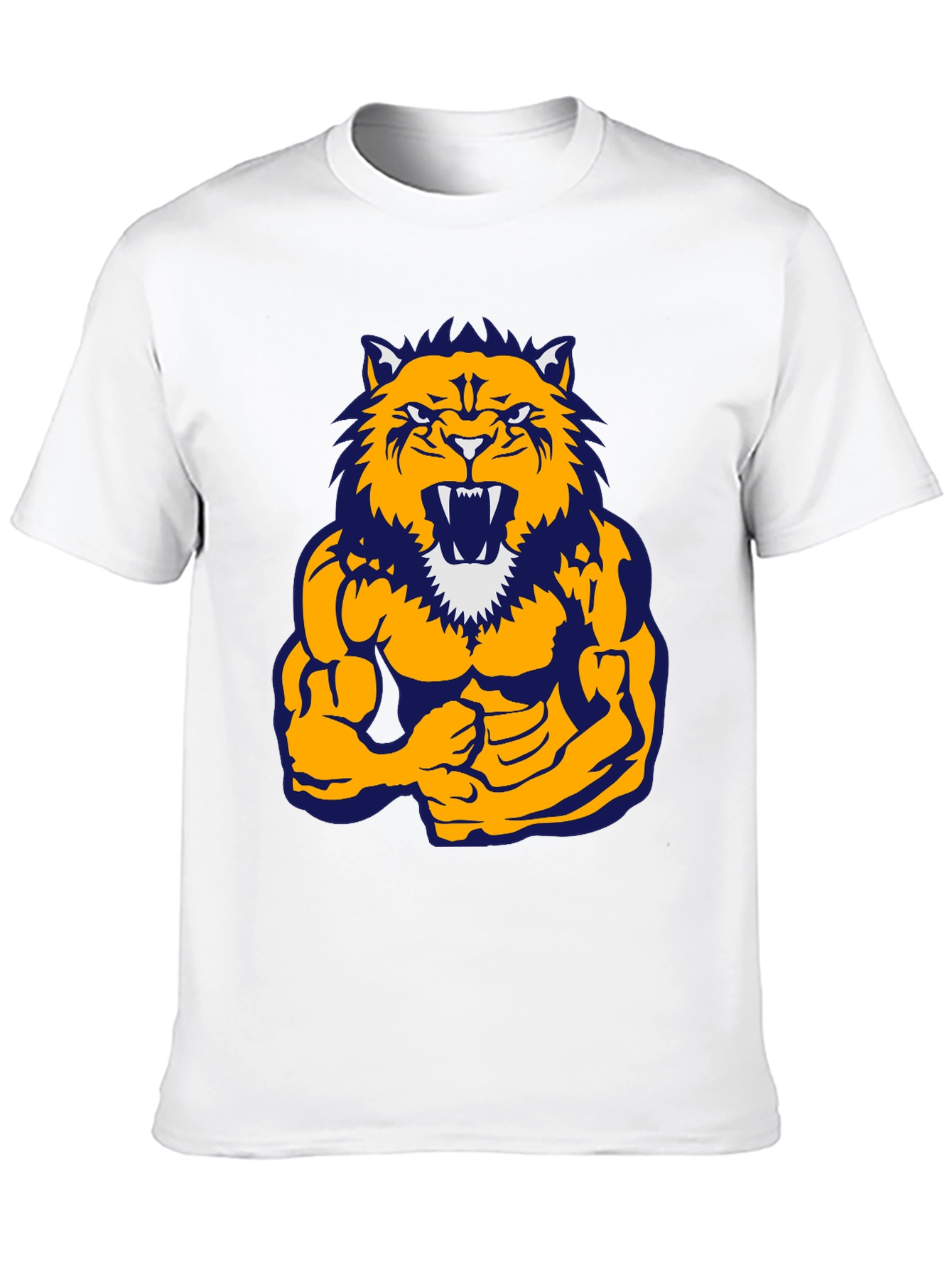 Muscle Tiger Graphic Tee - Black