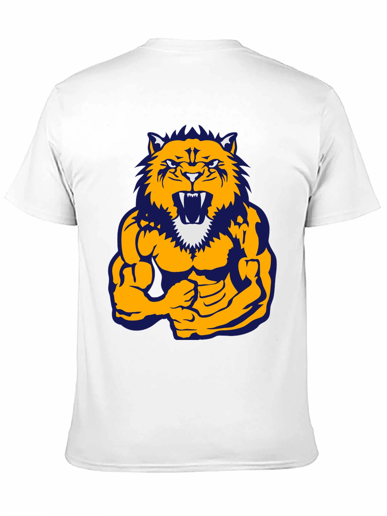 Muscle Tiger Graphic Tee - Black