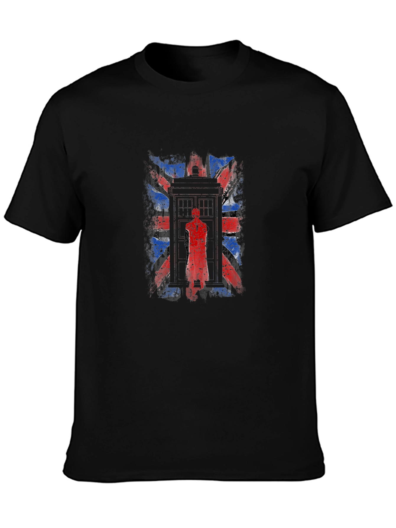 Union Jack TARDIS Graphic T-Shirt