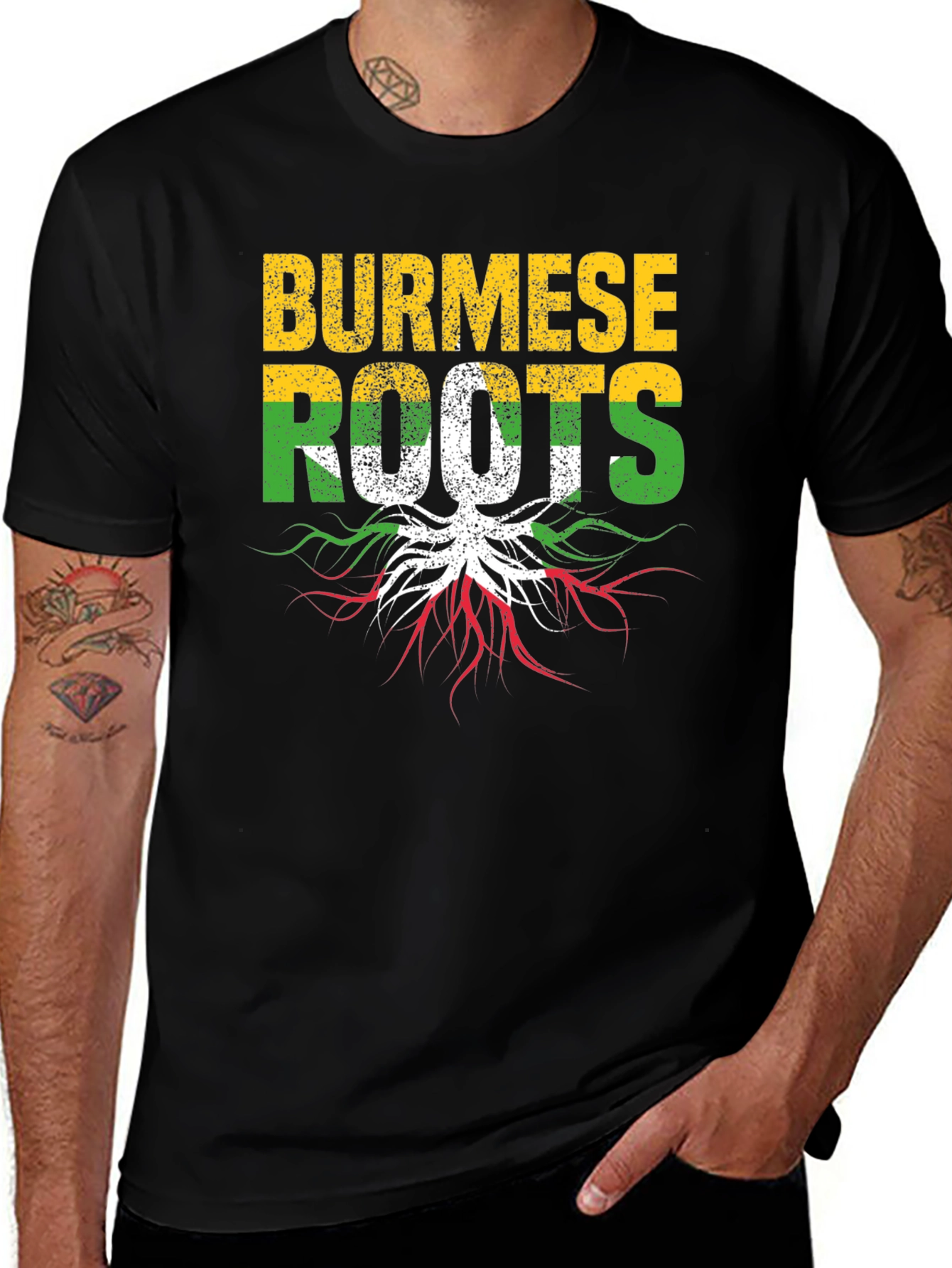 Burmese Roots T-Shirt - Myanmar Pride