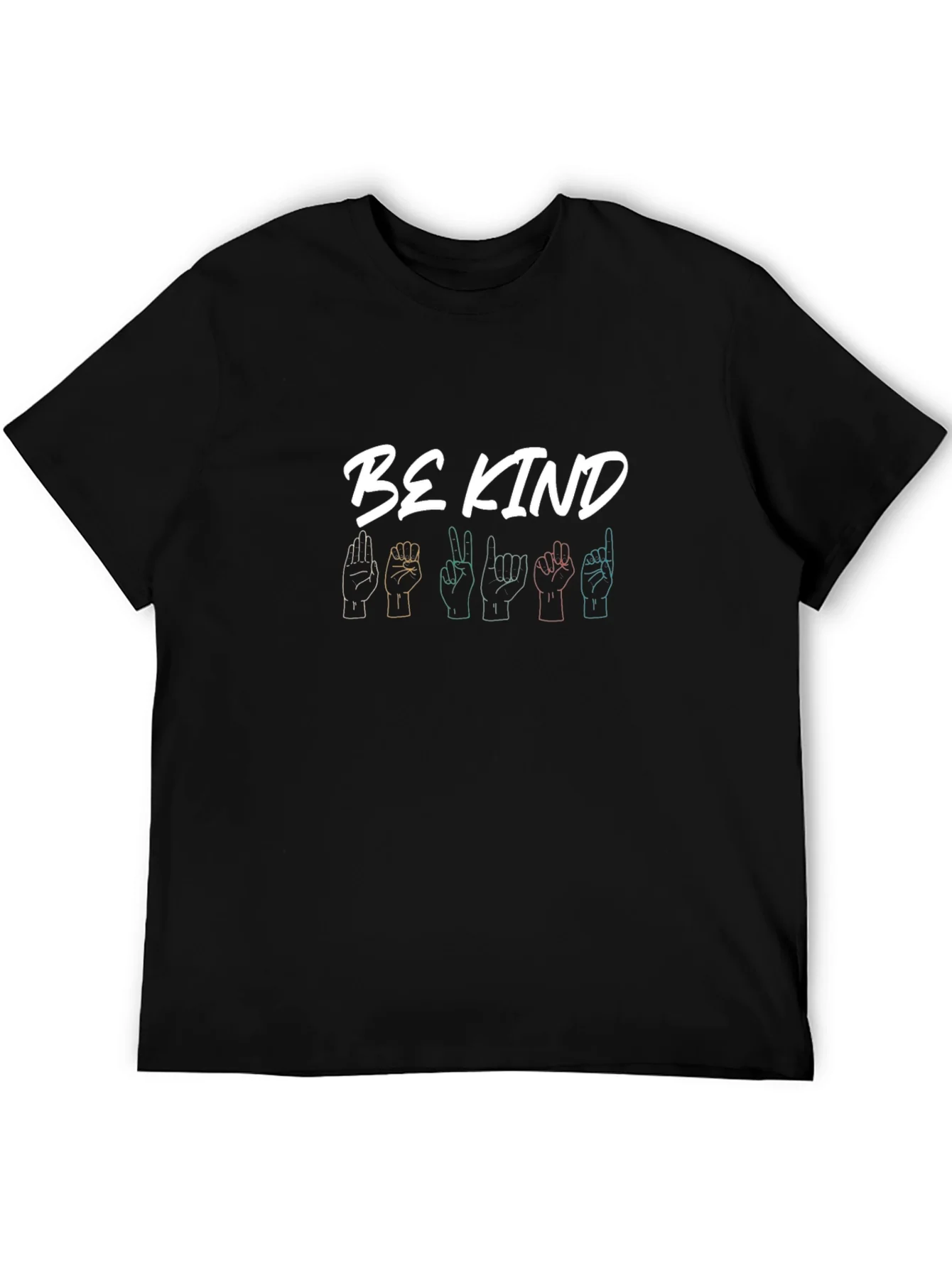 Be Kind Sign Language Graphic Tee - Unisex