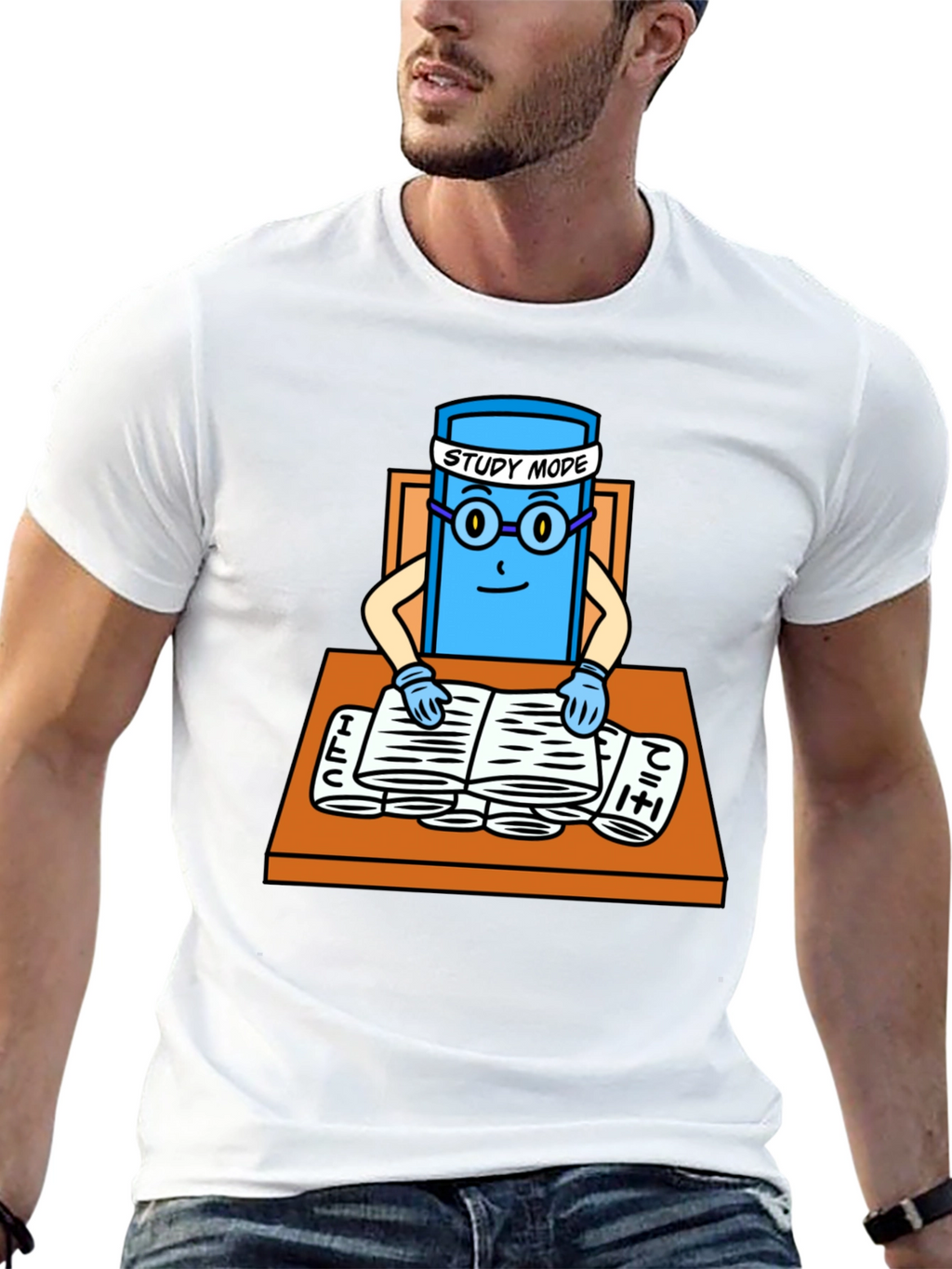 Study Mode Graphic T-Shirt