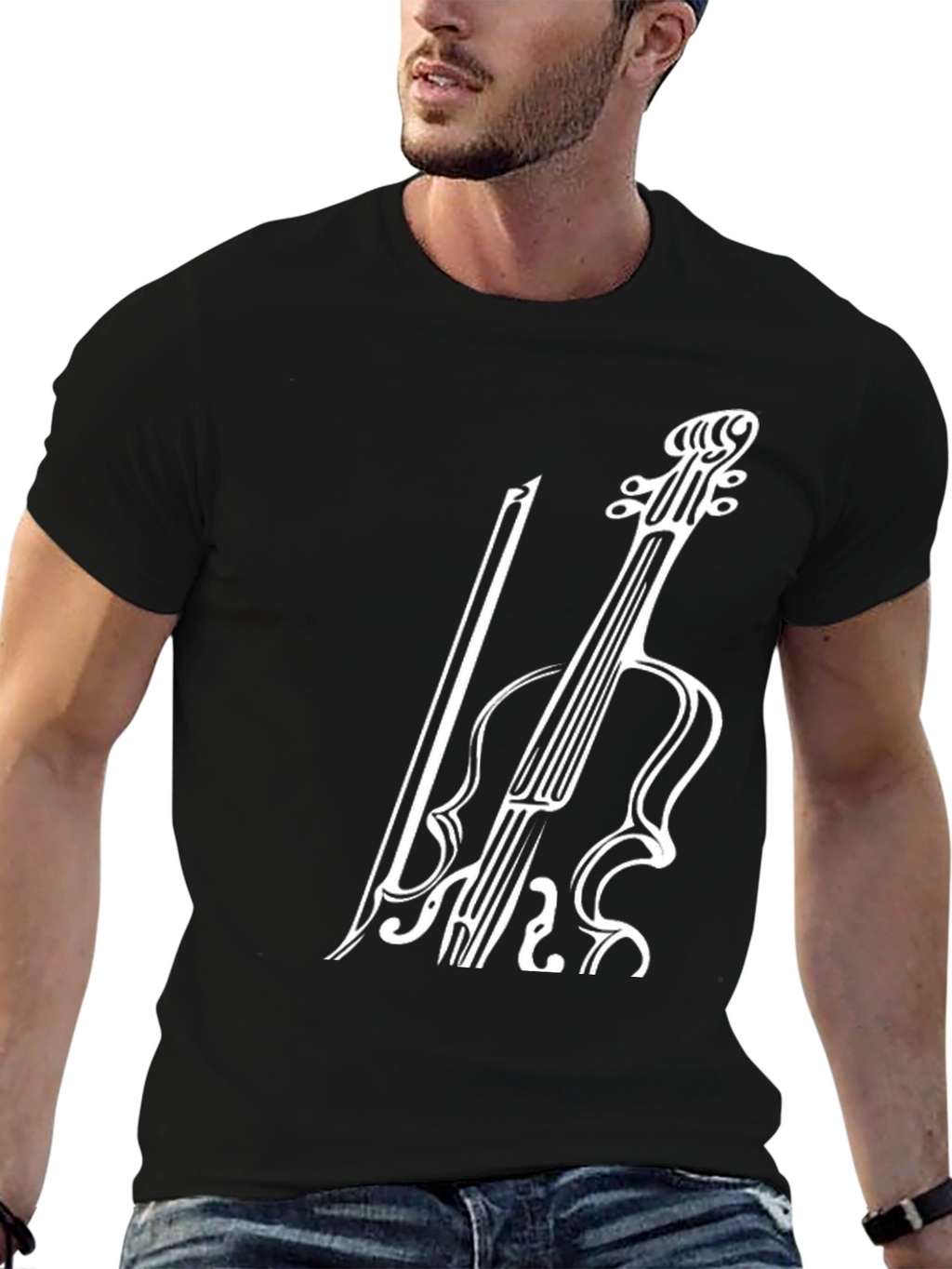 Violin Graphic Tee - Musicians Style